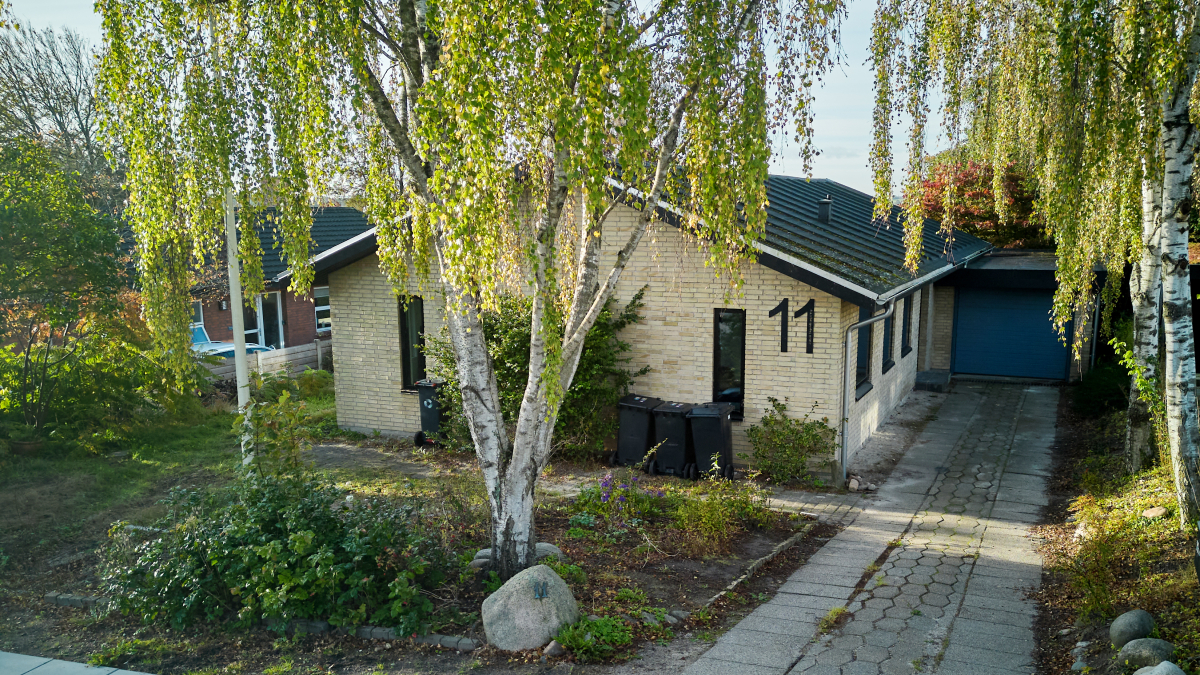 Billede af parcelhus fra Aalborg, der er renoveret frem for nybygget